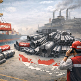 When Cheap Steel Floods the Market: Lessons from India’s Tariff Policy for Indonesia’s Steel Future