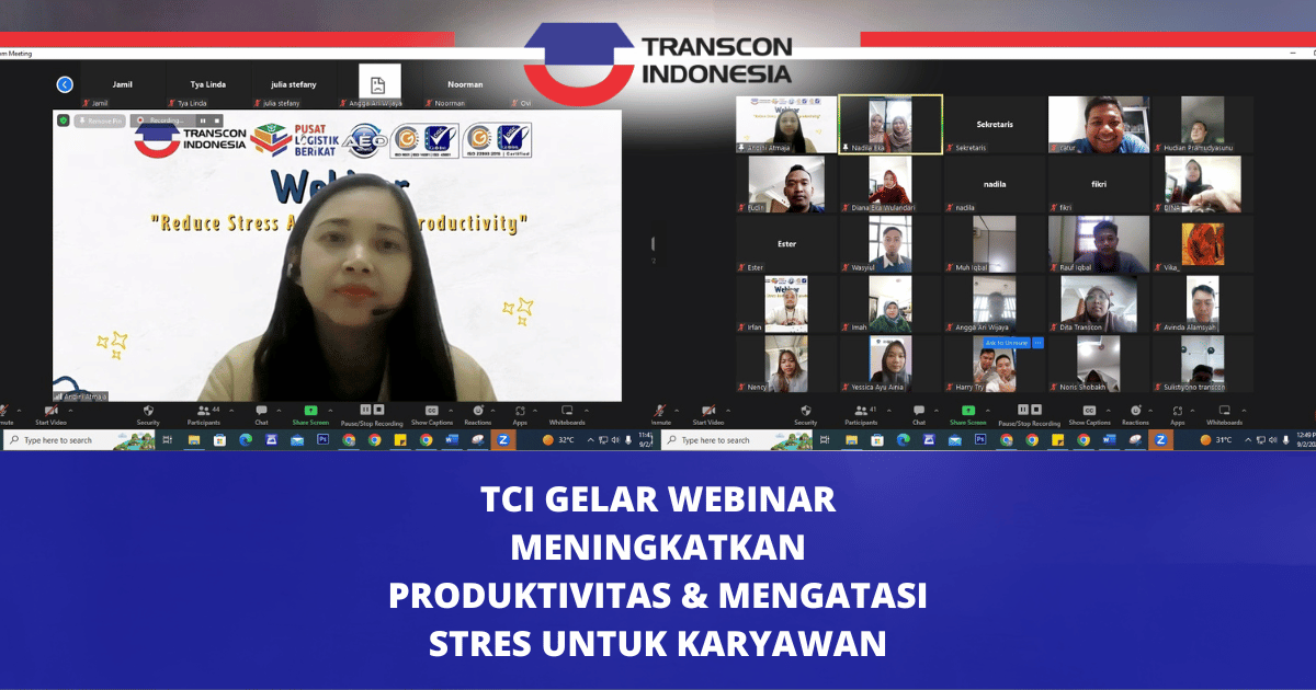 Webinar Reduce Stress & Increase Productivity