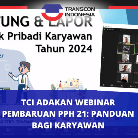 TCI Adakan Webinar Pembaruan PPh 21: Panduan Bagi Karyawan TCI Adakan Webinar Pembaruan PPh 21: Panduan Bagi Karyawan